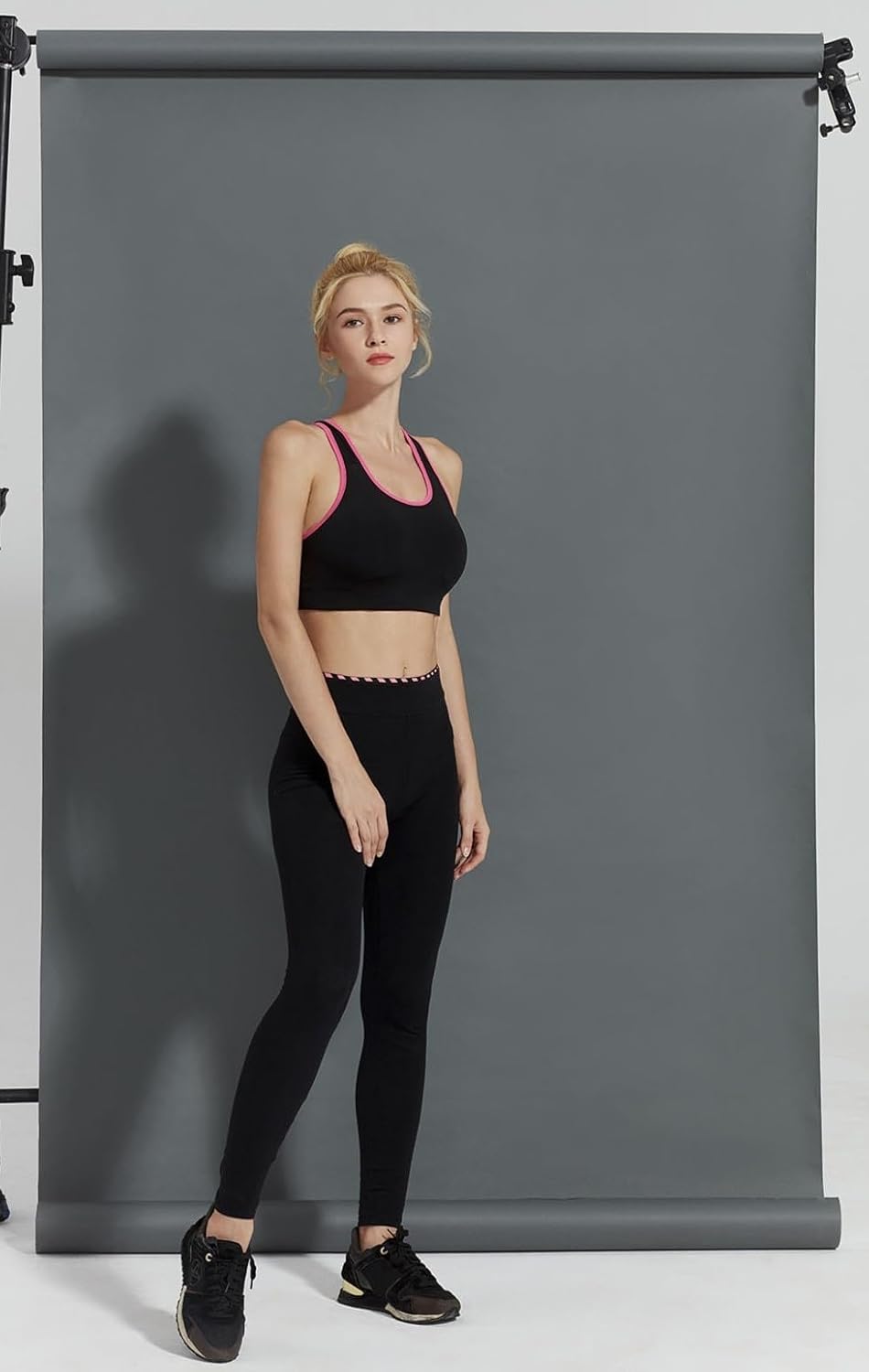 Seamless Photography Background Paper Roll, Blue Photo Paper Backdrop for Photography, Video and Streaming (Thunder Grey, 53" x16')