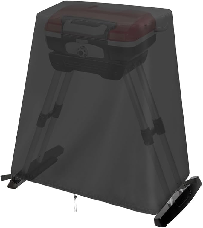 Grill Cover Compatible for Cuisinart CGG-180 Cuisinart Petite Gourmet Portable Gas Grill with VersaStand, Waterproof Outdoor Grill Stand Covers -30 x 20x 29inch