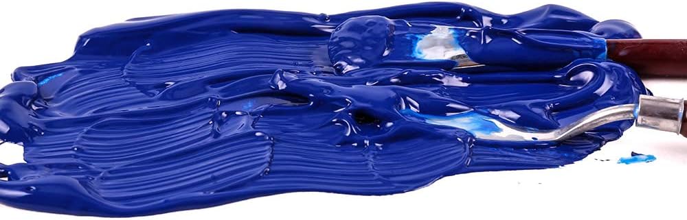 Mont Marte Discovery School Acrylic, Phthalo Blue, 1/2 Gallon (2 Liter). Ideal for Students and Artists. Excellent Coverage and Fast Drying. Pump Lid Included.