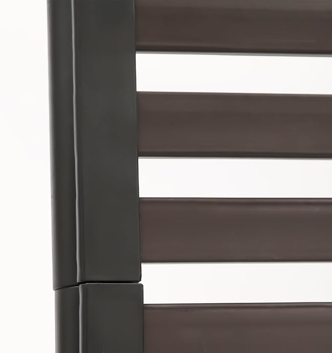 Metal Outdoor Privacy Screen,Freestanding Outdoor Divider Decorative Privacy Fence Screen,Freestanding Decorative Privacy Screen for Balcony Patio (110 * 150cm)