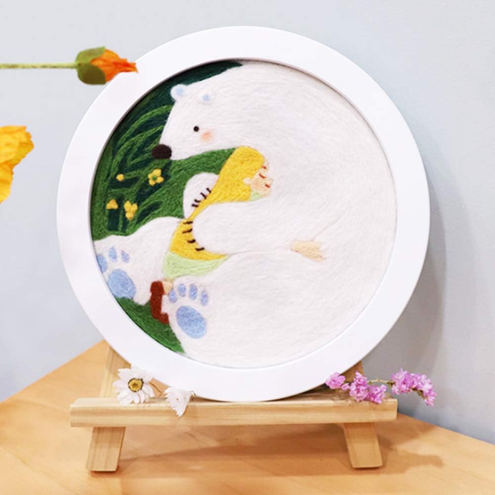 3.53oz Wool Roving Yarn, Wool Felting Supplies, Pure Wools, Chunky Yarn, Spinning Wool Roving for Needle Felting Wet Felting DIY Hand Spinning (Green)