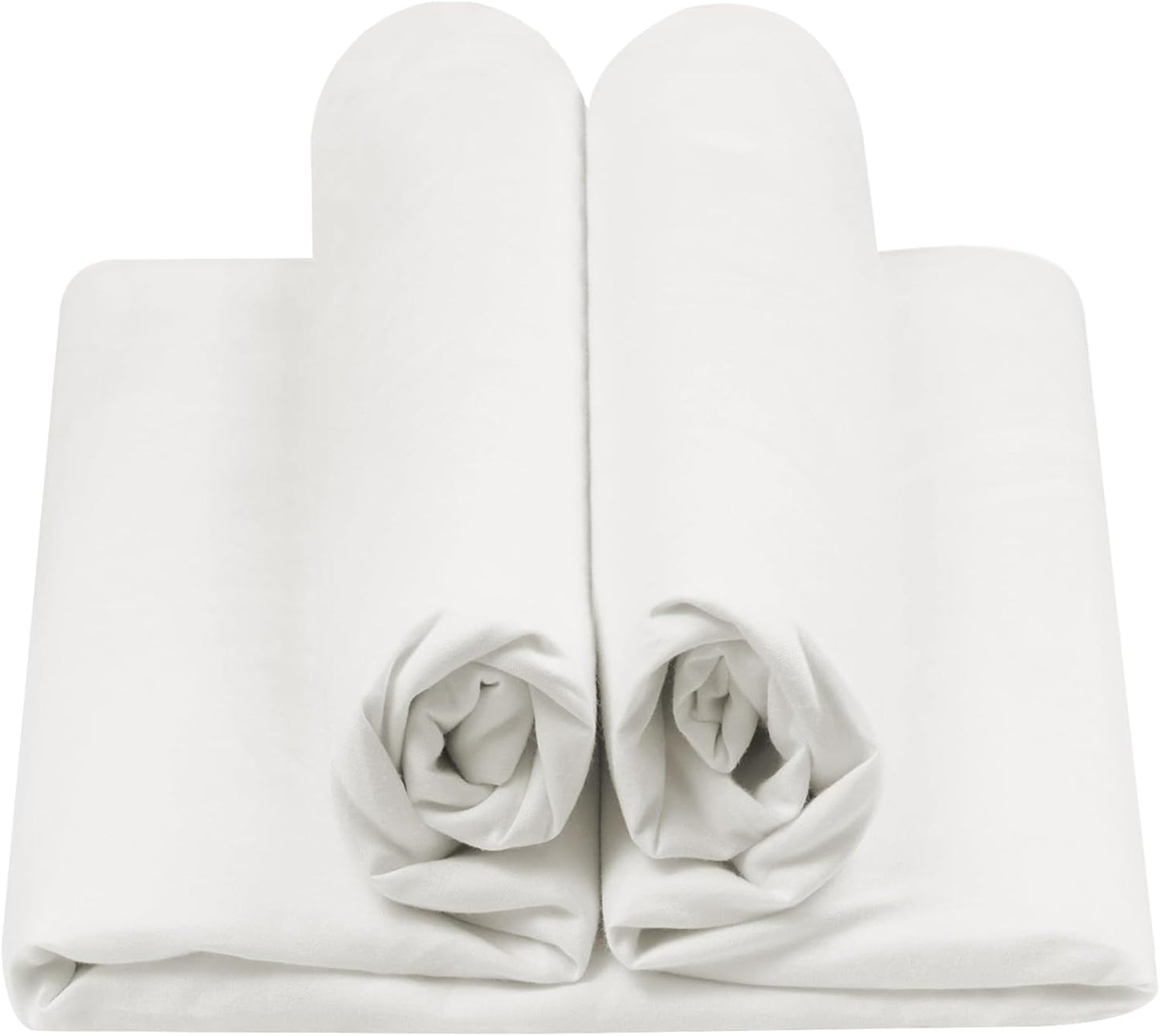 HOTGODEN Light Weight 100% Cotton Muslin Fabric: 59 inch x 2,5,10 Yards Bleached Muslin Linen Fabric Material for Sewing Material Apparel Cloth