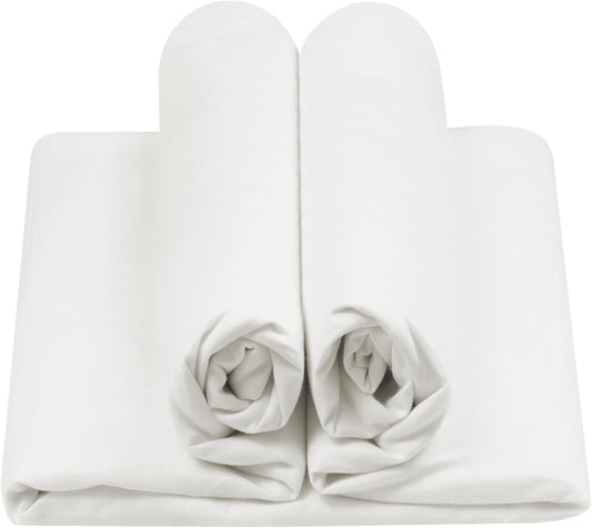 HOTGODEN Light Weight 100% Cotton Muslin Fabric: 59 inch x 2,5,10 Yards Bleached Muslin Linen Fabric Material for Sewing Material Apparel Cloth