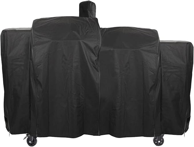 ZJYWSCH Grill Cover for Pit Boss Platinum KC Combo Wood Pellet & Gas Grill Outdoor Waterproof Pit Boss KC Combo Grill Cover PB1285KC 600D Heavy Duty