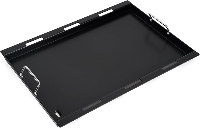 Stanbroil Full Size Griddle Insert for Weber Genesis II & LX 300 Series Gas Grills, Ceramic Coated Flat Top Griddle for Weber Genesis 310 315 335 340 345 & 325s - Black