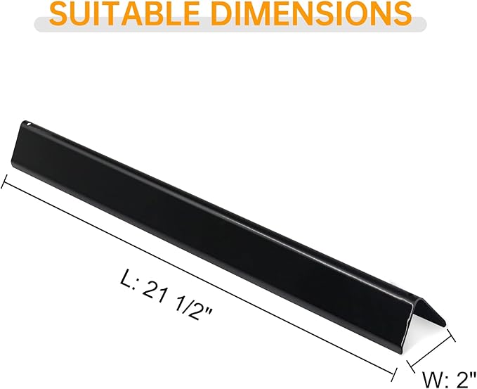 21.5 Inch Flavorizer Bars Replacement Parts for Weber Spirit E-210 Spirit 200 Series,Heat Plate for Silver A Spirit 500 7534 65902