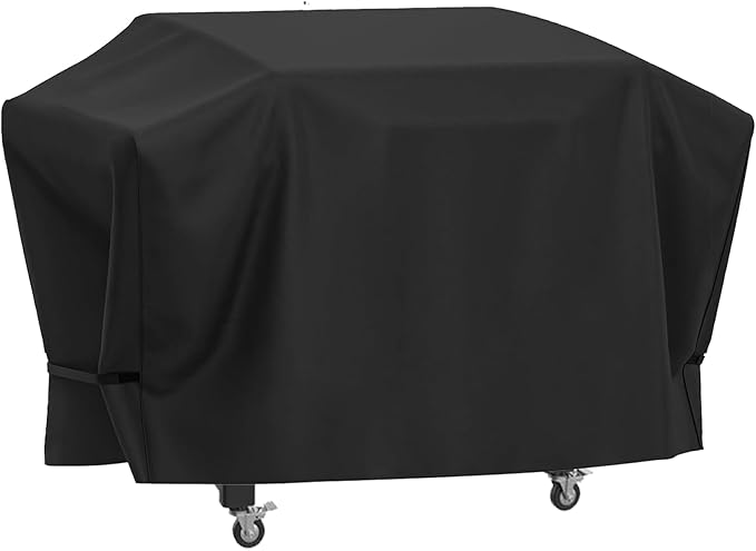 Griddle Cover for Blackstone 36 Inch Griddle with Hood 5482, Heavy Duty 600D Waterproof Flat Top Gas Cover for Blackstone 4 Burner Griddle Accessories with Strap,Black