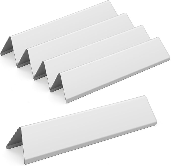 15.3 inch Flavorizer Bars for Weber Spirit Grill Parts Spirit I & Spirit II E310 E320 E330 S310 S320 S330 Gas Grills with Front Control Knob, 5 PCS 7636 Stainless Steel Flavor Bars