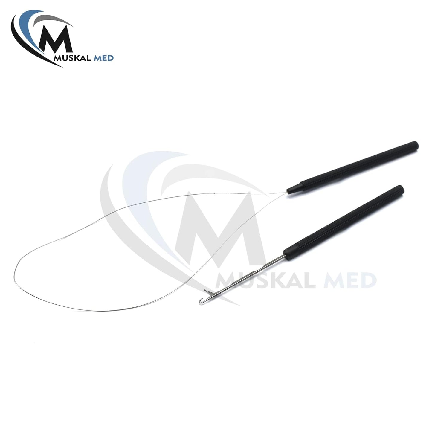 Professional Hair Extension & Beading Tool Kit Remove Plier Set for beads (4 Piece) I-Link Micro Ring Loop Needle Pulling Hook Threader Wire for Silicone Rings (Black)