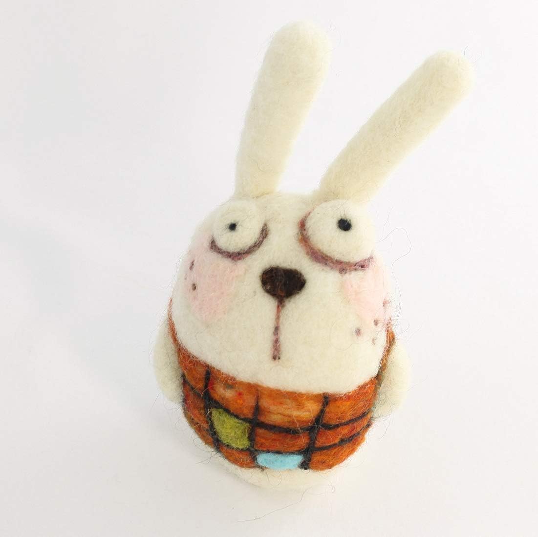 Woolbuddy Needle Felting Wool, Natural Handmade Wool Roving, 6 Vibrant Colors with Instructions (Wool Bag Summer)