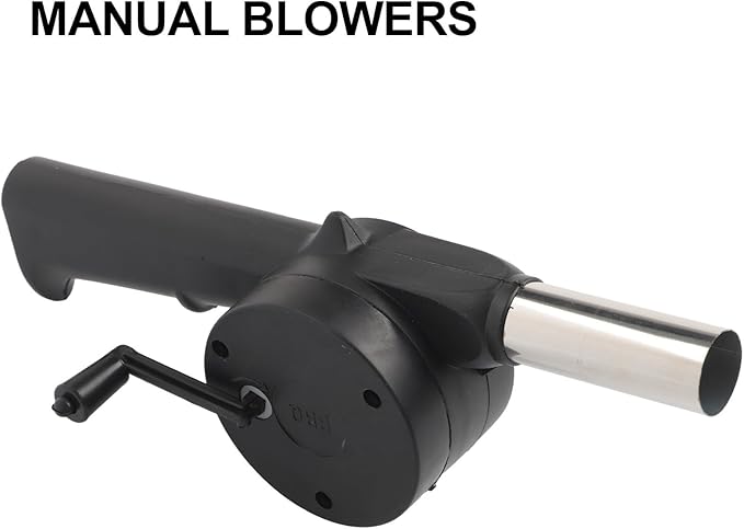 Manual Bellows for Barbecue, Handheld Air Blower Fire Starter, Portable Outdoor Charcoal Combustion Tool for Camping and Backyard Grill(Manual blowers)