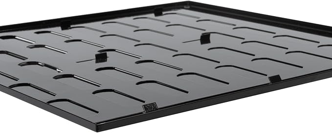 Vent Systems 12" x 12" Inch (Outer Dimensions) Metal Air Vent Grille - Black Adjustable Register Vent Cover - Open/Close Air Supply Intake Wall Vent - Heating/Cooling Ceiling Grille for House, Garage