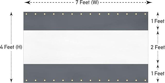 Covers & All Outdoor Clear Panel Curtain, 12 oz Vinyl Outdoor Curtains for Patio, Weather Resistant Waterproof Tarp with Brass Grommets for Pergola, Porch, Gazebos, Balcony (4'H x 7'W Feet, Gray)