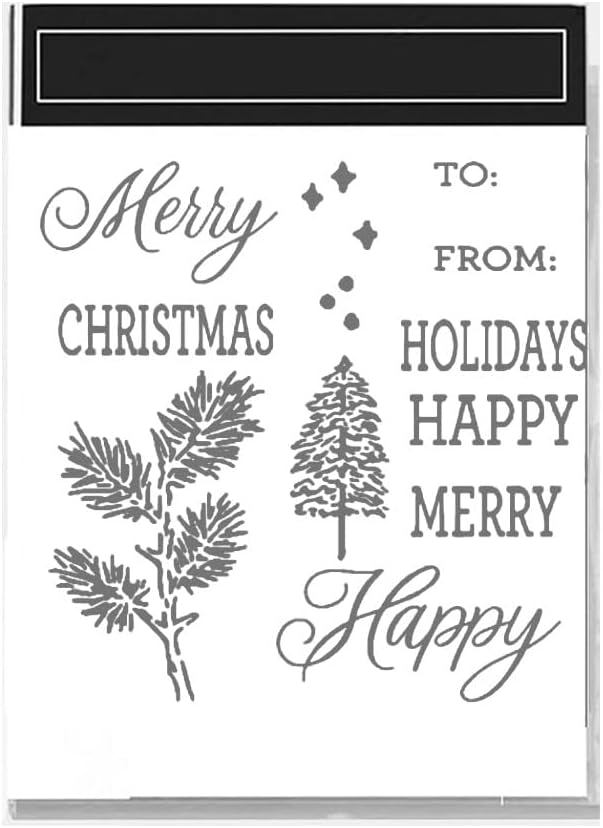 2025-2026 Stamps and Dies for Card Making, Stamps and Dies Set 2025 for Christmas and Halloween, Die Cut DIY Various Festivals Album Scrapbooking Birthdays Greeting Card (M4307)