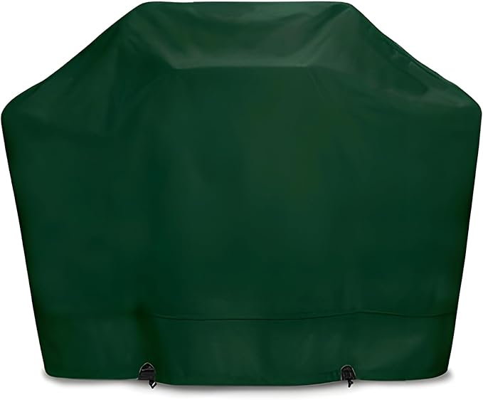 Eevelle Meridian Patio BBQ Grill Cover for Outdoor Grill - Marine Grade Fabric - Durable - Waterproof Covers - All-Weather Protection Barbeque Gas Grill Cover – (48" H x 70" W x 24" D, Hunter Green)