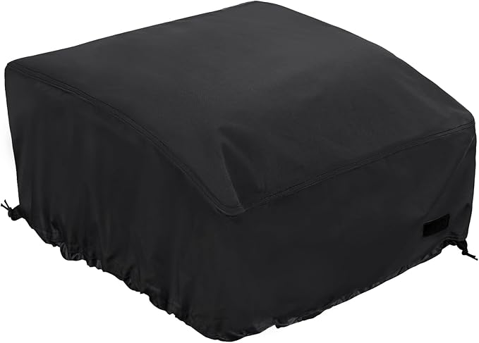 NettyPro Griddle Cover for 22 Inch 17 Inch Table Top Griddle, Waterproof Heavy Duty Portable Tabletop 2-Burner Propane Grill Cover for Cuisinart, Monument, Pit Boss, Royal Gourmet, Black