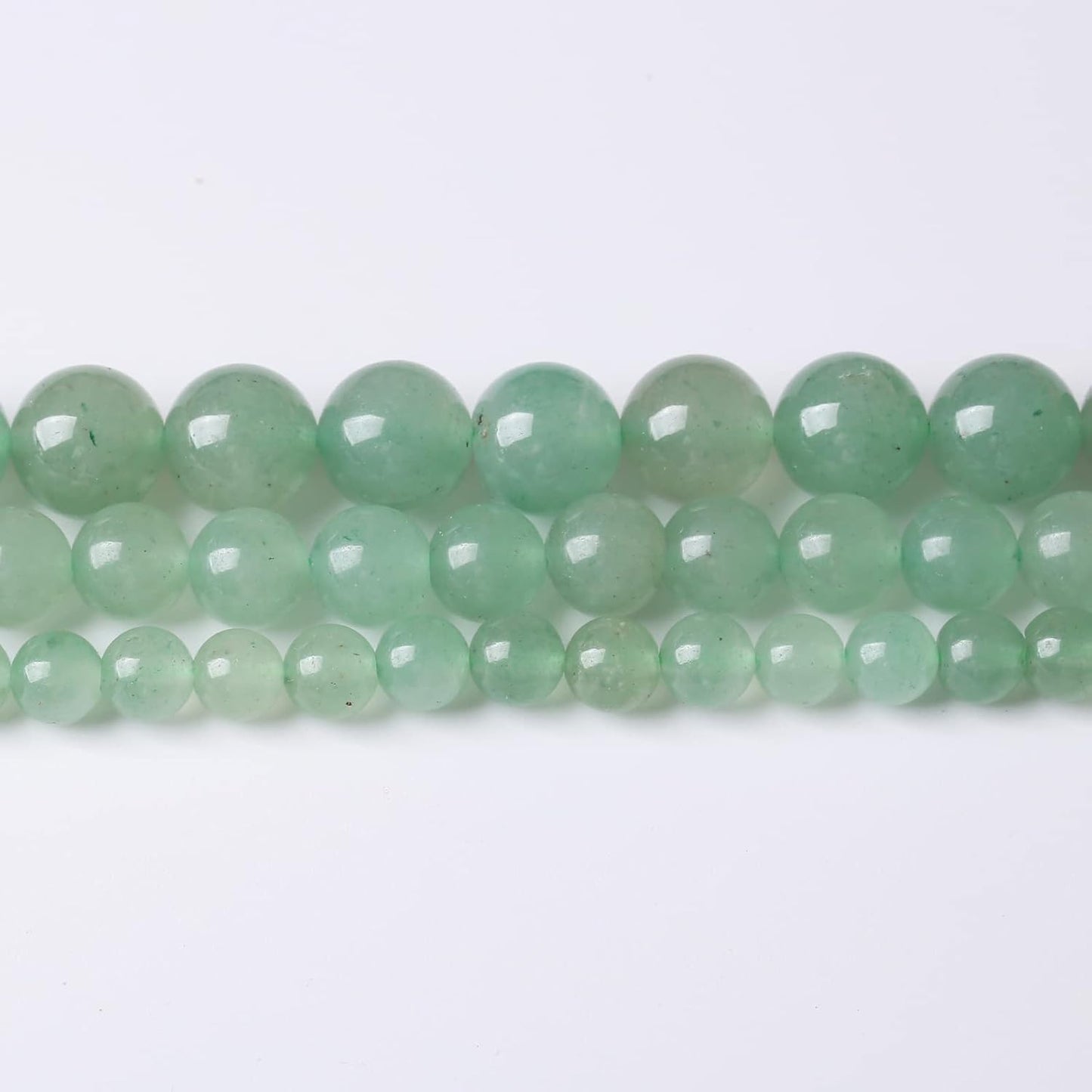 36PCS 10MM Natural Green Aventurine Stone Beads Energy Healing Beads for DIY Jewelry Bracelet Necklace Making for Jewelry Making15Inch…