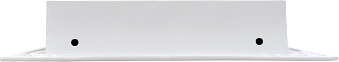 BUILDMART - 14x8 White Modern AC Vent Cover - Decorative Air Vent - Standard Linear Slot Diffuser - Register Grille for Ceiling, Walls & Floors - Texas Buildmart