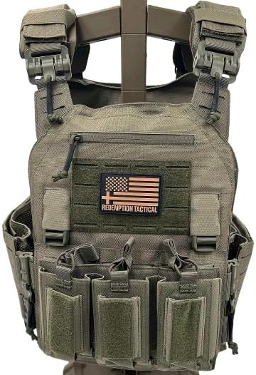 Redemption Crusader 2.0 Molle Quick Release Buckles Airsoft Vest With Adjustable Size Sides And Triple Pouch