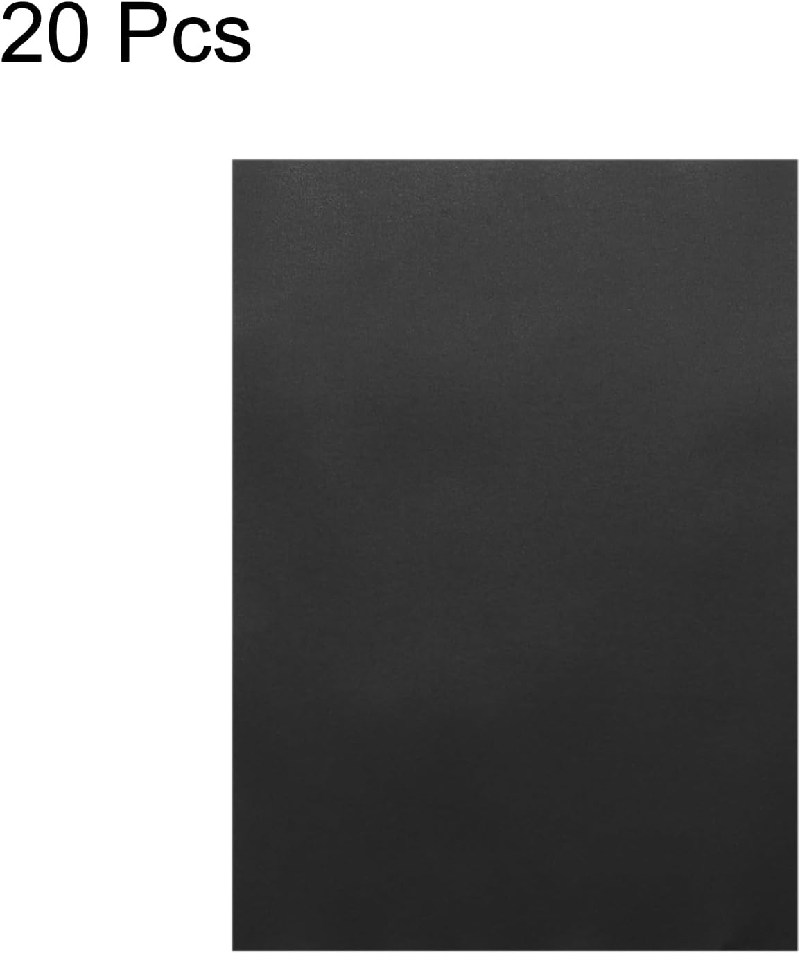 MECCANIXITY Colored Vellum Paper, 20 Sheet Black Transparency 11.7 x 8.2 Printable Vellum Paper, Translucent Vellum Sheets for Printing Wedding Invitations, Ink Jet Laser Printer