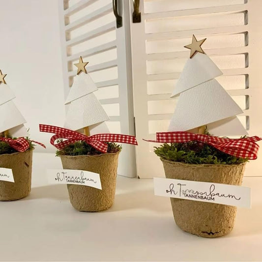 Lapoo Festivals Metal Cutting Die for Scrapbooking - Durable, Cut Stencils for DIY Scrapbook Photo Album Decorative Paper Card, Card Making Supplies (Simple Folding Christmas Tree 4.2 x 3.9 in)