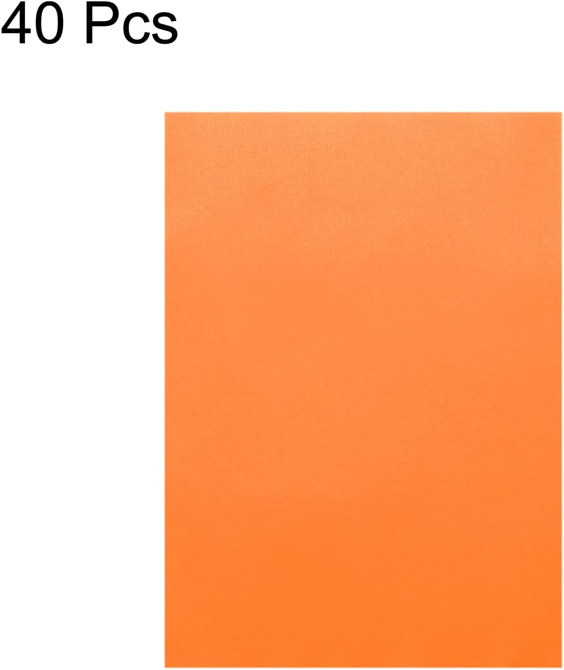 MECCANIXITY Colored Vellum Paper, 40 Sheet Orange Transparency 11.7 x 8.2 Printable Vellum Paper, Translucent Vellum Sheets for Printing Wedding Invitations, Ink Jet Laser Printer