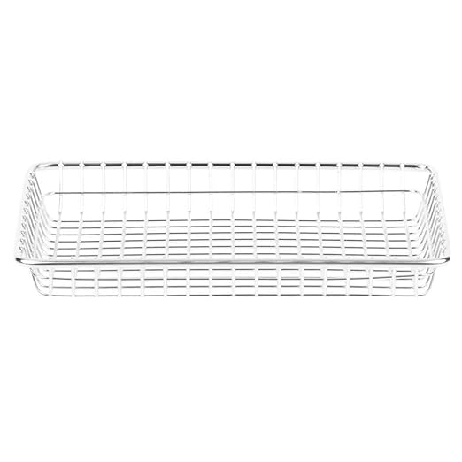 G.E.T. 4-835809 Metal Rectangular Wire Serving Tray Stainless Steel Wire Baskets Collection