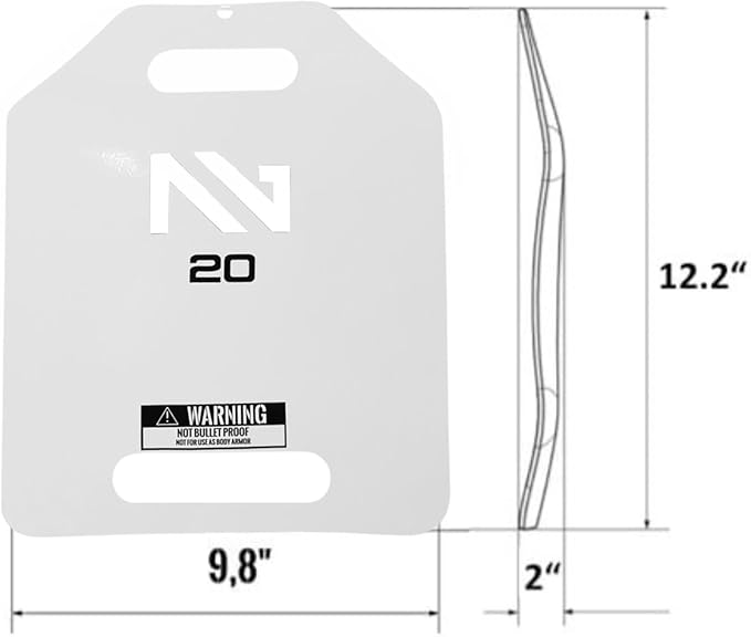 Northgym Adjustable Weighted Vest/Incl. 3D Weight Plates in 14lbs / 20lbs/ 30lbs/ 42.5lbs - Optimized Weight Distribution and with Curved Plates for Running, Functional Training and Working Out