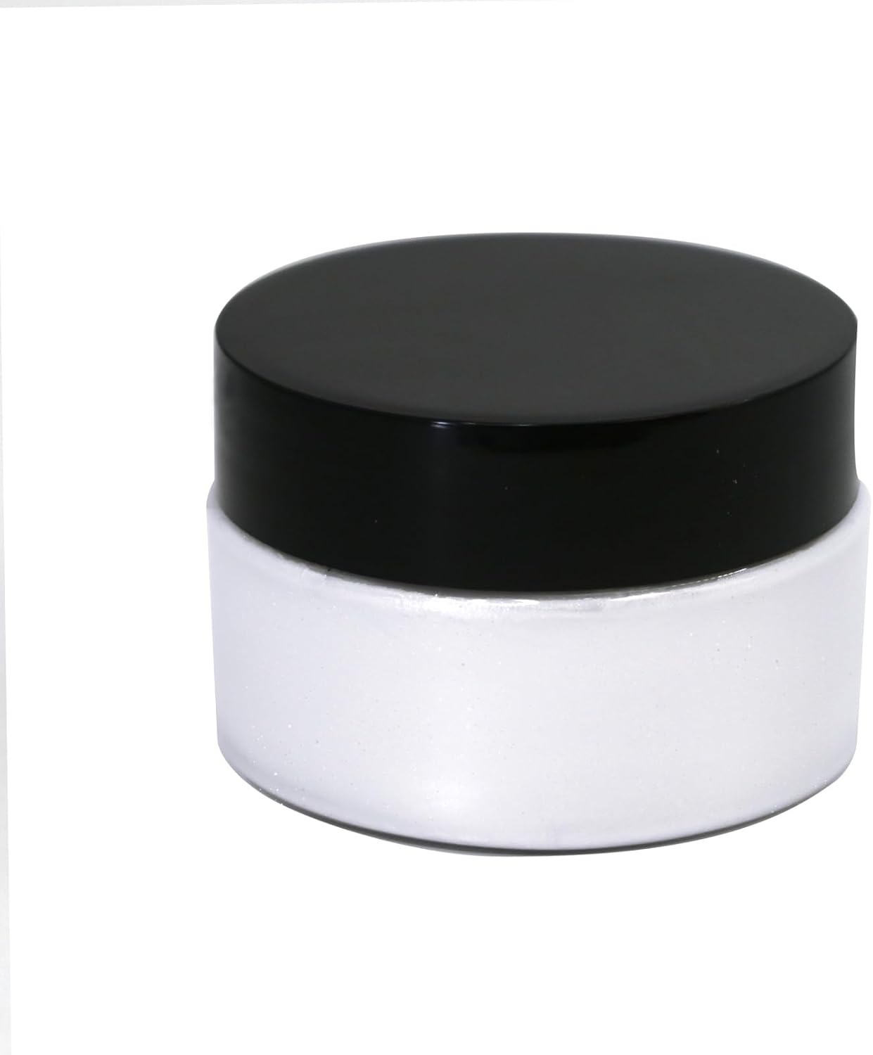 Shimmer Metallic Acrylic Paint Metallic Chalk Paste 1.7oz/50ml, Ideal for Wood/T-Shirts/Glass/Stone, DIY Crafts Projects Glitter Pearlescent Golden Pigment Suitable for Beginners Artists (Pearlescent White)