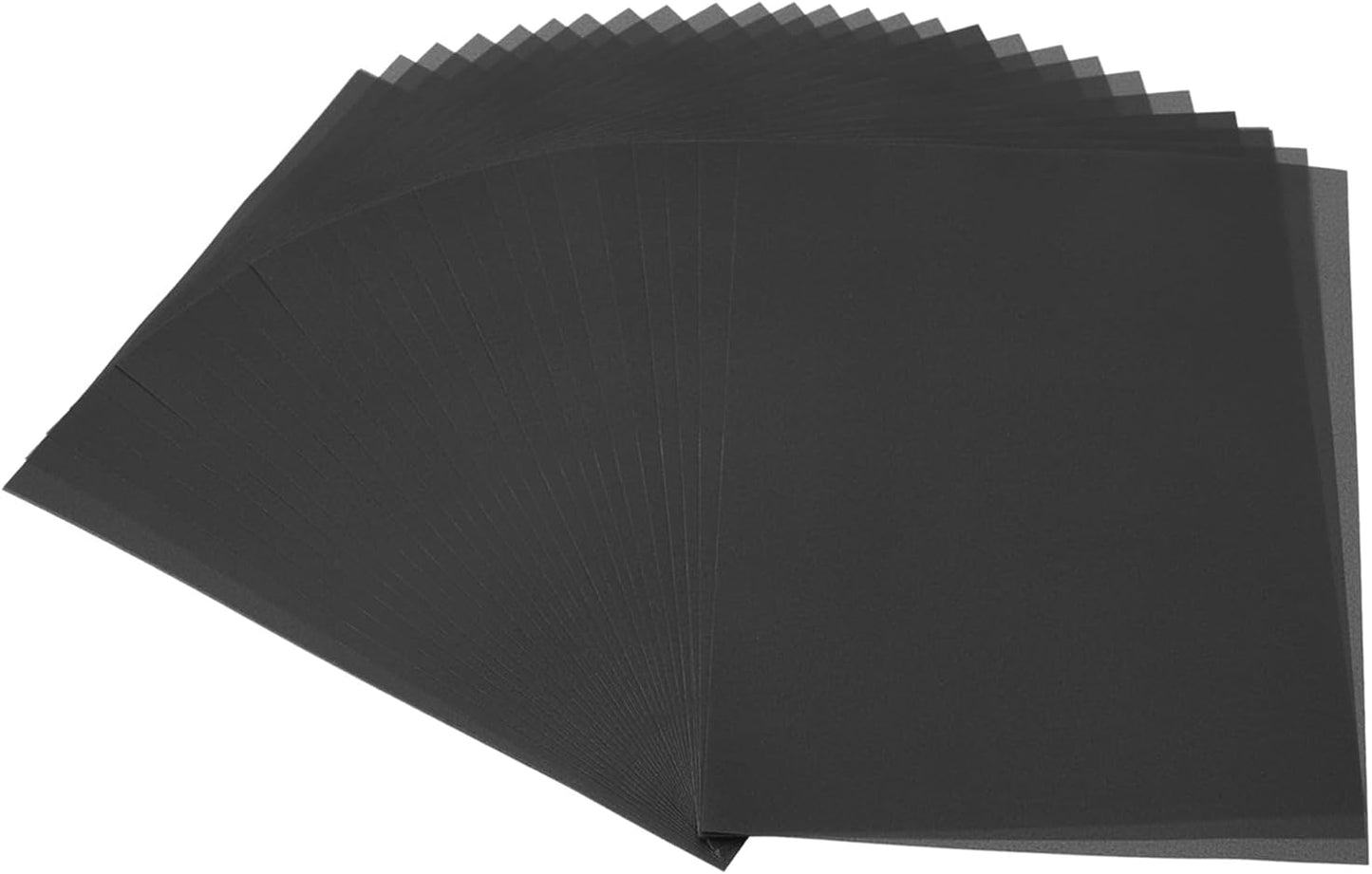 PATIKIL 30 Sheets Vellum Paper 8.5x11inches, Printable Translucent Paper 100GSM Colored for Invitations Laser Inkjet Printing Card Making Crafting Wedding Tracing, Black