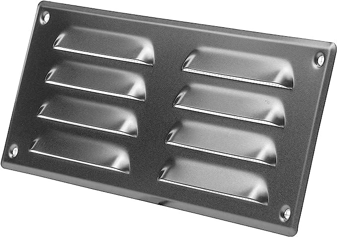 Repa Market 10" x 4" Inch (Outer Dimensions) Aluminium Air Vent Cover - Steel Return Air Grilles - for Ceiling and Sidewall - HVAC - with Protection Screen (10.24" x 4.13" Inch)