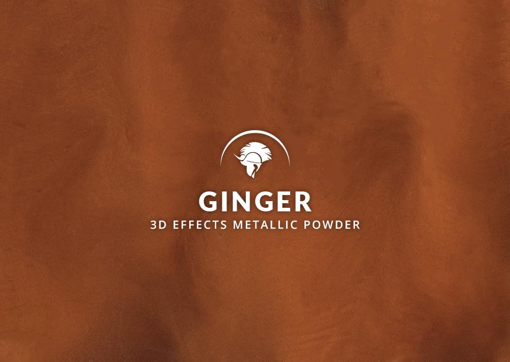 Spartan Epoxies Metallic Pigment Powder for Epoxy - 30 Unique Colors, 4oz for 1 Gallon and 12oz for 3 Gallons of Clear Epoxy, Made in The USA (Ginger, 4oz (45 Grams))