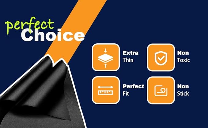 4 PCS Air Fryer Oven Liners Compatible with Ninja Artisan Outdoor Pizza Oven, Reusable Oven Liners Baking Mat for Ninja Pizza Oven