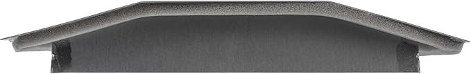 Repa Market 13" x 9" Inch Air Exhaust Grille for Round Ducts - Adjustable Louvre Blade - Galvanized Air Supply Vent Cover - Side Fit Round Surface Canal Ducting from 19.68" to 35.43" Inches