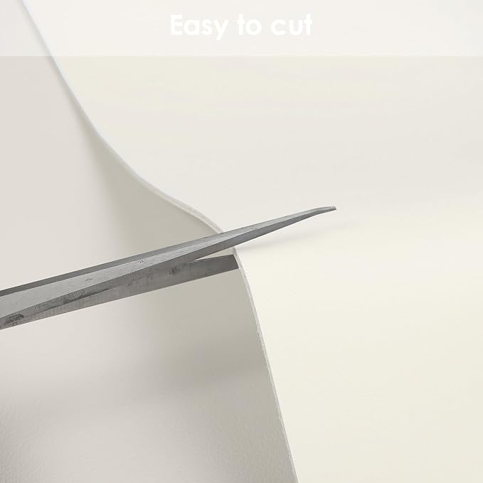Leather Table Cover,1.8mm Thick,42x60 Inch Table Protector,Table Protector for Dining Room Table,Dining Table Cover,White Table Cover,Hule para Mesa De Comedor(White+White,42x60)