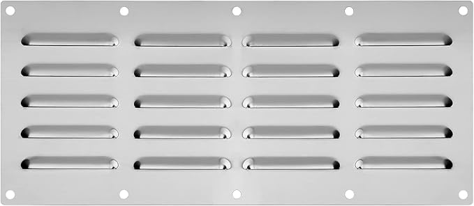 Stanbroil Stainless Steel Venting Panel for Grill Accessory, 15" by 6-1/2"