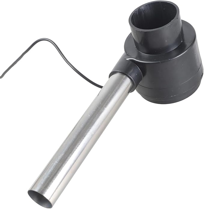 USB Electric Blower Fan 5 Speed with 14.5cm Air Duct for Cooking Starting BBQ Smoky Cooling 5V Powered 140cm Cable
