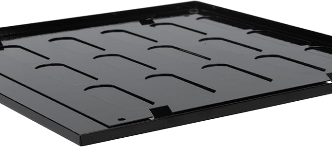 Vent Systems 8" x 8" Inch (Outer Dimensions) Metal Air Vent Grille - Black Adjustable Register Vent Cover - Open/Close Air Supply Intake Wall Vent - Heating/Cooling Ceiling Grille for House, Garage
