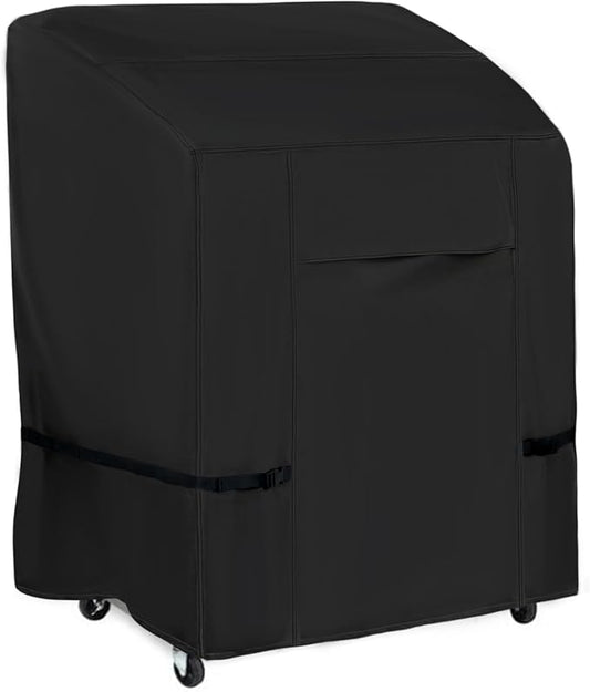 NettyPro BBQ Grill Cover Heavy Duty Waterproof 32 inch, Outdoor 2 Burner Gas Barbecue Cover for Outside Small Weber, Char-Broil, Brinkmann, Jenn Air, Nexgrill Grills, Black