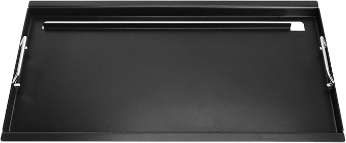 Full Size Griddle for Weber Summit 600 Series, Flat Top Griddle for Summit E/S 640/650/660/670 Gas Grills with a Smoker Box, Replacement Parts for Weber 67552