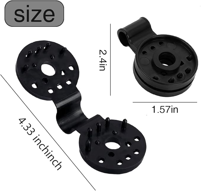 50 PCS Shade Cloth Heavy Duty Lock Grip, Shade Cloth Plastic Clips, Greenhouse Shade Cloth Fix Clamp, Windproof Awning Clamp Grip for Garden Netting, Anti Bird Netting, Sun Shade Net
