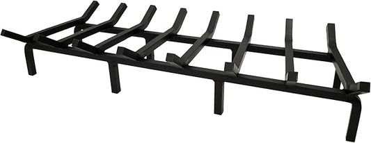 SteelFreak Super Heavy Duty Steel Fireplace Grate - Made in The USA (36 Inch)