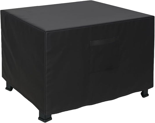 Fire Table Cover for 36 inch Fire Pit Cover Square, Upgrade Oxford Fabric for Outdoor Fireplace Cover and Fire Pit Table, Waterproof & Tear Resistant Fit for 33-36 Inch Square Fire Pit Table