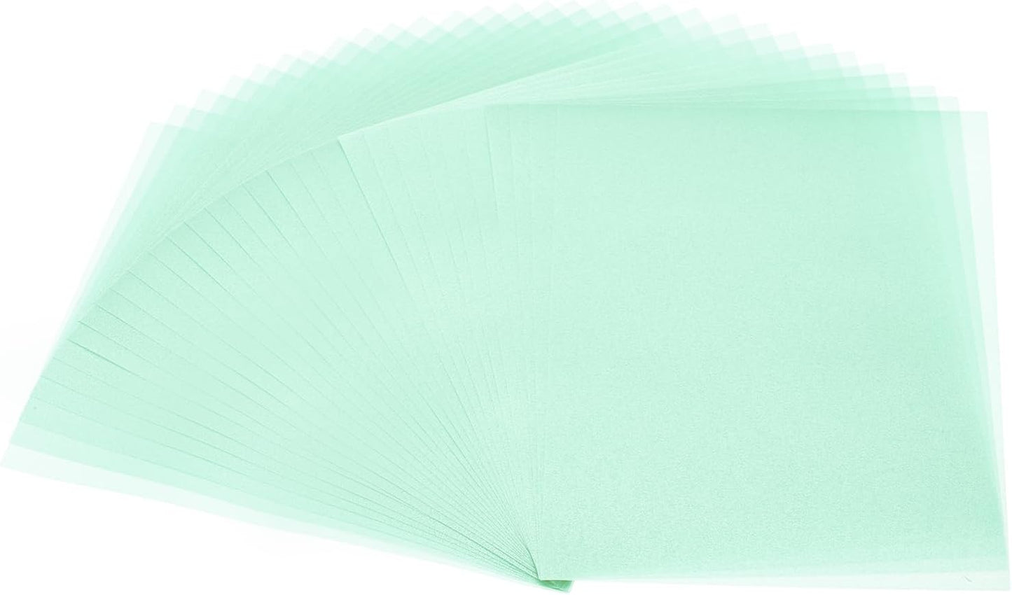 PATIKIL 30 Sheets Vellum Paper 8.5x11inches, Printable Translucent Paper 100GSM Colored for Invitations Laser Inkjet Printing Card Making Crafting Wedding Tracing, Light Blue