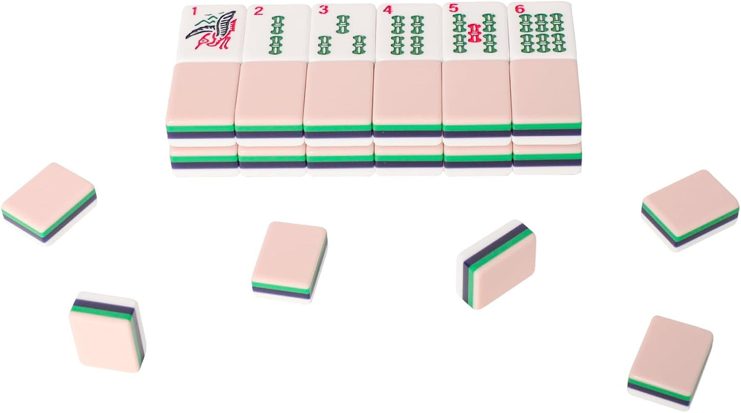 American Mahjong Tiles Set with 166 Quality Acrylic Tiles (1.2", Tiles Only), Mahjongg Game Set