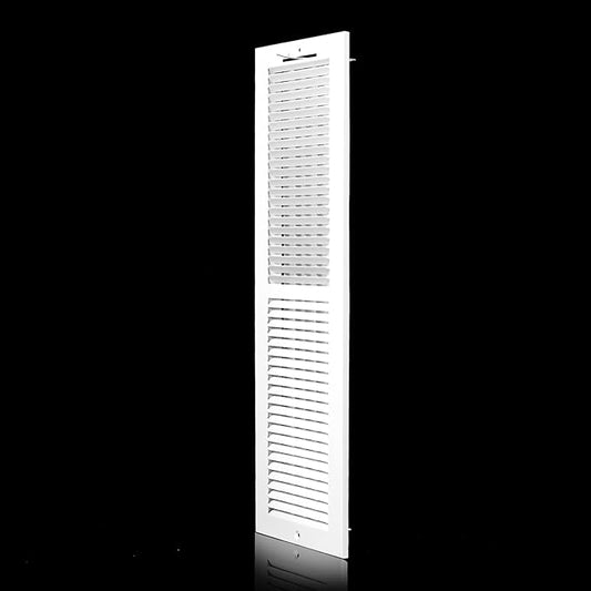 24x6 Vent Register [Duct Opening], Vent Covers for Home Ceiling, Two-Way Ventilation Register, Adjustable Solid Steel Wall Register Vent Cover (24"W x6"H [Duct Opening])