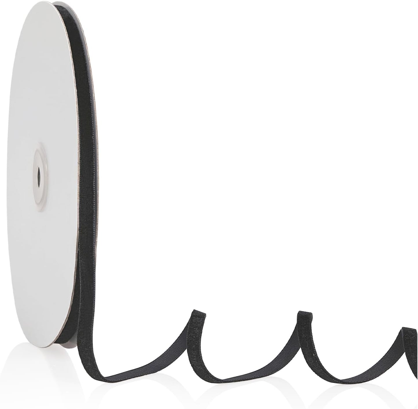 1/4" X 20 Yards Black Velvet Ribbon for Christmas Tree Wreath Decoration Handmade Crafts Ornaments Gift Wrapping & Bow Making