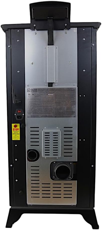 Freedom Stoves Freestanding Independence PS21 Pellet Stove: 34,700 BTUs, Battery Backup, Wi-Fi Control, Heats up to 1800 sq ft, Black Vintage Edition