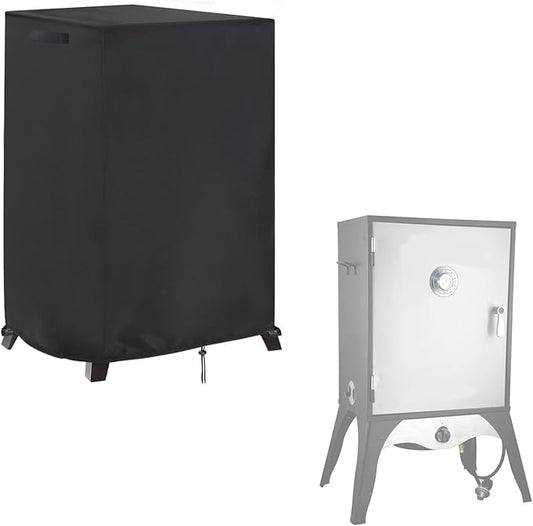 Smoker Cover Fit for Camp Chef Smoke Vault - Vertical, Outdoor Waterproof Grill BBQ Cover Vertical Smoker Covers,Black (16" D x 24" W x 44" H)