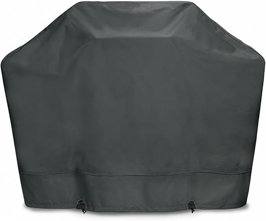 Eevelle Meridian Patio BBQ Grill Cover for Outdoor Grill - Marine Grade Fabric - Durable - Waterproof Covers - All-Weather Protection Barbeque Gas Grill Cover – (48" H x 58" W x 24" D, Charcoal Gray)
